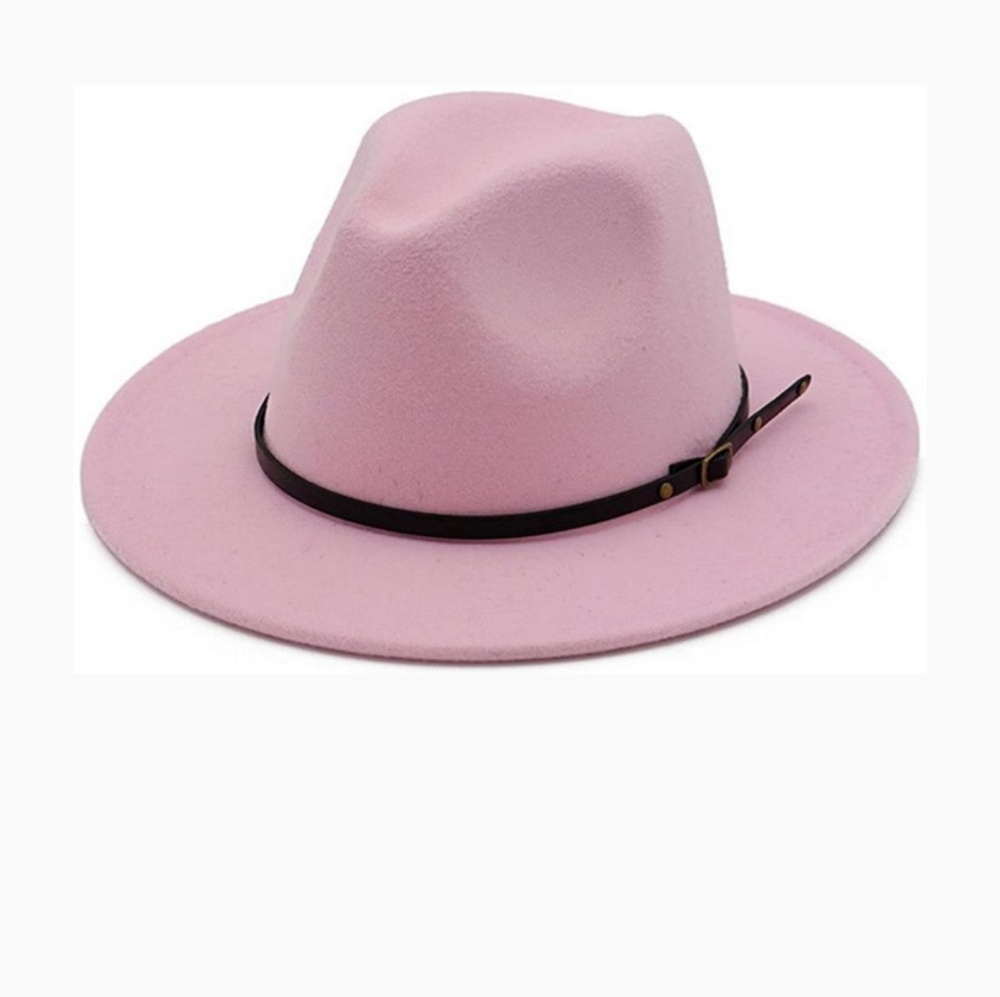 Millennial Pink Fedora Hat.
